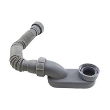 Low Profile Shower Drain Pipe Replace Flat P Trap for RV Shower Sink