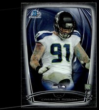 2014 Bowman Chrome Cassius Marsh Rookie Seattle Seahawks #182