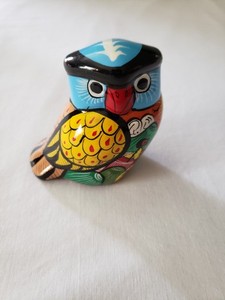 Terra Cotta Clay Owl Mexican Pottery 3"