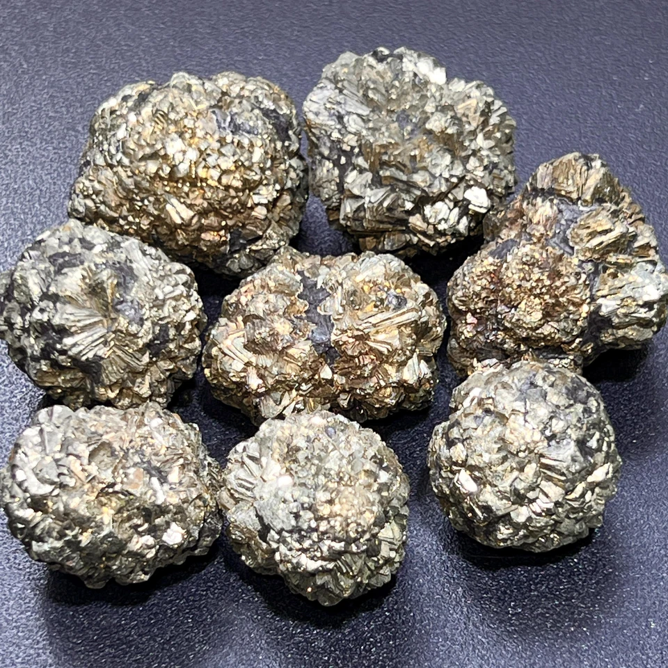 Marcasite Crystal Nodules Iron Pyrite Large Gold Nugget Rough Raw Wholesale - Image 4 of 4