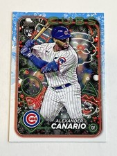 2024 Topps Holiday Baseball #H86 - Alexander Canario RC - Chicago Cubs