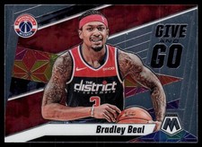 2019-20 Panini Mosaic #9 Bradley Beal Give and Go