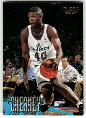1996-97 Fleer #115 Calbert Cheaney Washington Bullets Basketball Card