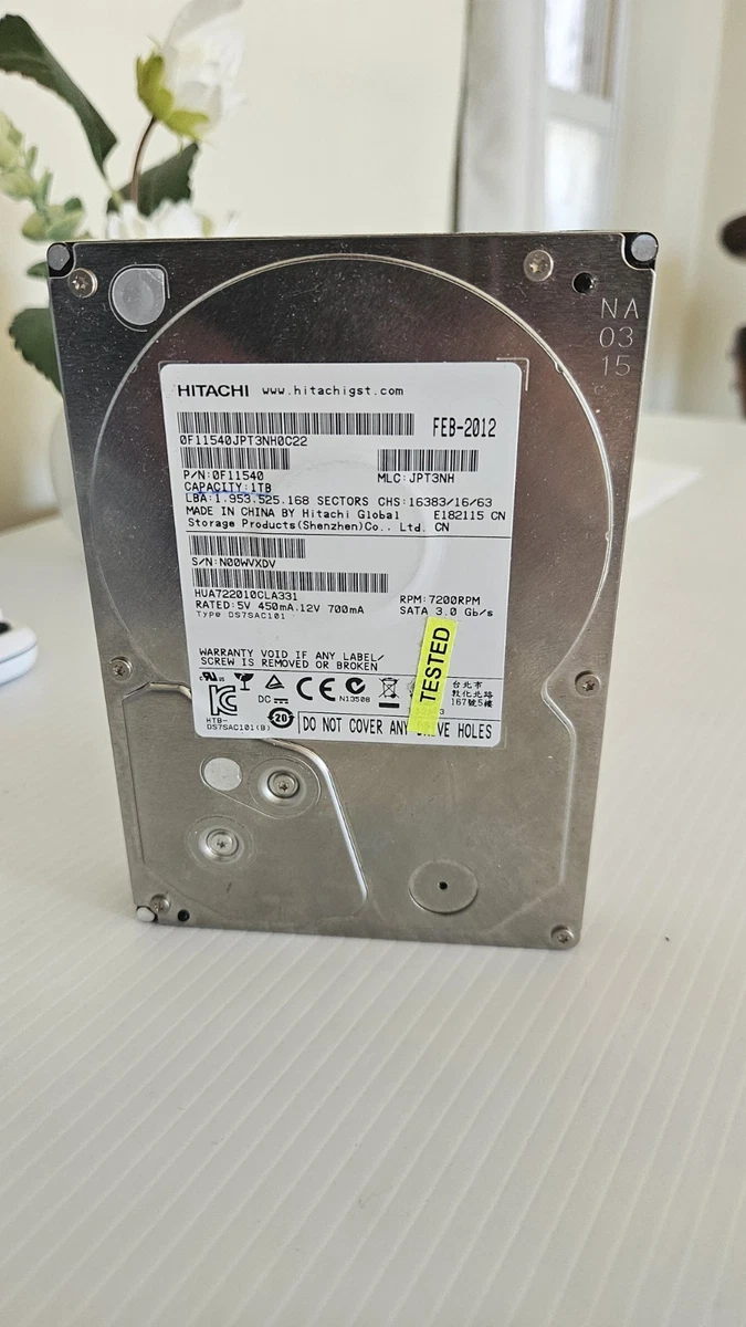 Hitachi 1 TB Internal Hard Disk Drives for sale | eBay