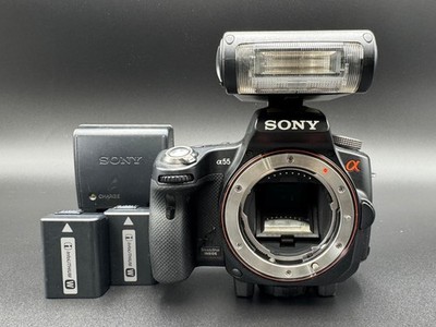 Sony Alpha SLT-A55V 16.2MP Digital SLR Camera - Black (Body Only