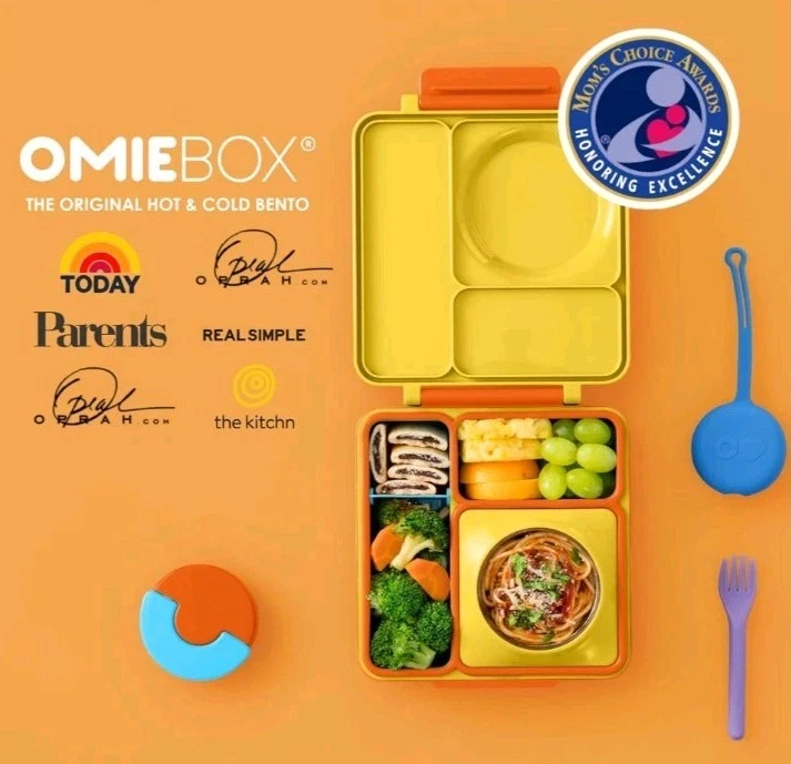 OmieBox Insulated Bento Lunch Box & Leak Proof Vacuum Food Jar Sunshine  - Image 2 of 4