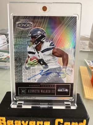 2022 Panini Honors - Rookies Kenneth Walker III #46 Signatures /49 (AU, RC)
