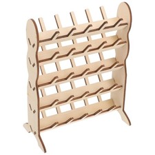Wooden Thread Spool Holder Simple Design for Sewing Accessories Organizer