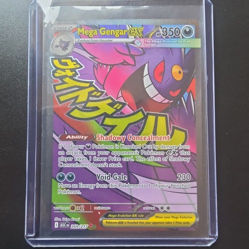 Pokémon Mega Gengar EX Full Art Holo Card 269/217 ASC English