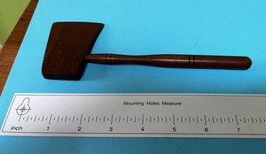 Vintage Novelty Wooden Tomahawk Decorative, No Markings