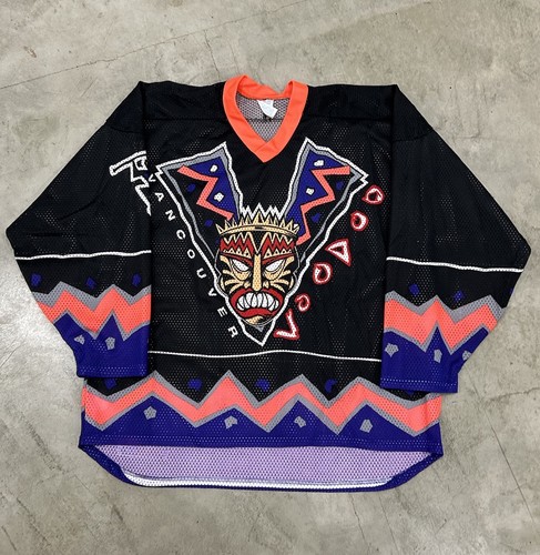 Vintage Vancouver VooDoo 1990s Roller Hockey International RHI CCM Jerse G2U