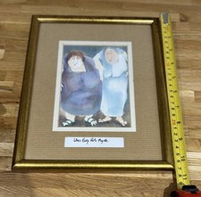 Mid Century Modernist Erica Oller Print Body Parts Vintage Collectable