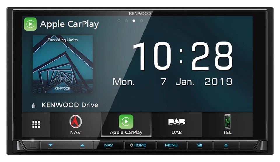 Kenwood Bluetooth Lenkrad 2DIN USB TMC DAB Navigation für Lancia Musa 2004-2012 - Bild 4 von 4