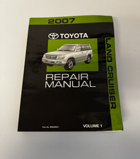 2007 Toyota Land Cruiser Repair Manual Vol. 1 Oem Factory Shop Service Rm03r0u1