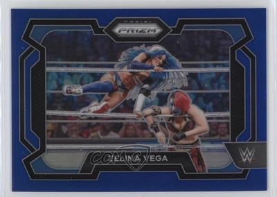 2024 Panini Prizm WWE Blue Prizm 54/199 Zelina Vega #71 0b3