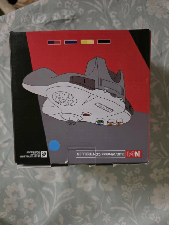 2.4G Wireless N64 Controller Remote Game Pad w/ Rumble Pak for Nintendo N64 - Image 2 of 4