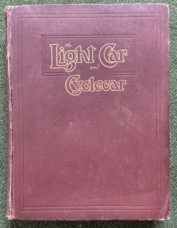 The Light Car & Cyclecar magazine May November 1920 bound Volume 16 VSCC vintage