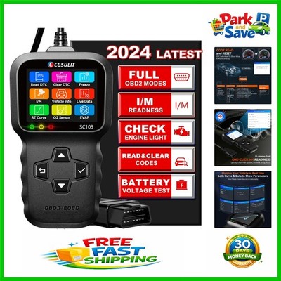 Advanced SC103 Car Scanner - Universal Fit with Live Sensor Data and DTC Lookup