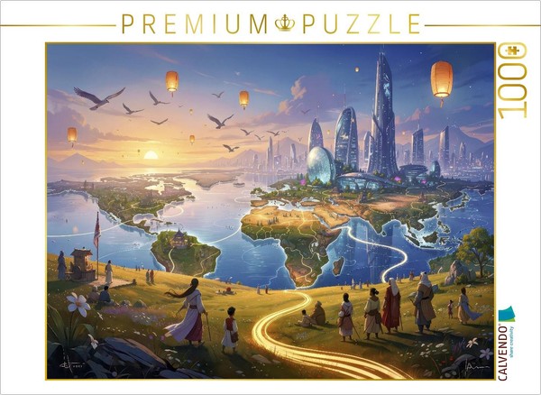 Calvendo Puzzle In The Heart Of The Hidden Worlds. | 1000 Pieces, Finished Size-image