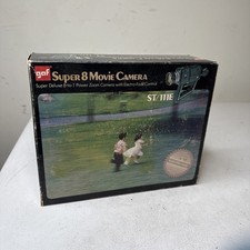 GAF ST/111E Super 8mm READ Chinon Reflex Zoom Lens Movie Camera With Manual