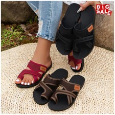 Women's Sporty Sandals Breathable Comfortable Skin-Friendly Flat Bottom Slip-On