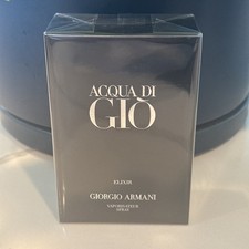 ARMANI Acqua di Gio Elixir 50ml/1.6 fl oz Cellophane Wrapped Box