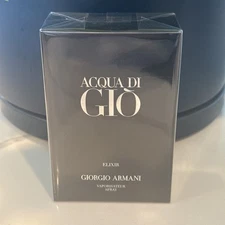 ARMANI Acqua di Gio Elixir 50ml/1.6 fl oz Cellophane Wrapped Box