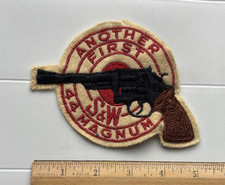 Vintage Another First S W .44 Magnum Revolver Gun Smith and Wesson Felt Patch