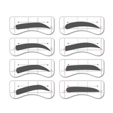 32 pares de modelador de cejas asistente de maquillaje kit de estampado modelador principiante
