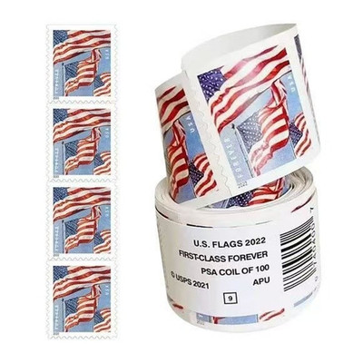 2022 Mint US Flag Forever Stamps Scott# 5654 (MNH) - 100 count roll
