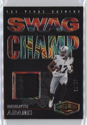 2023 Panini Plates & Patches Swag Champ 46/75 Davante Adams #SC-DA 1iu1