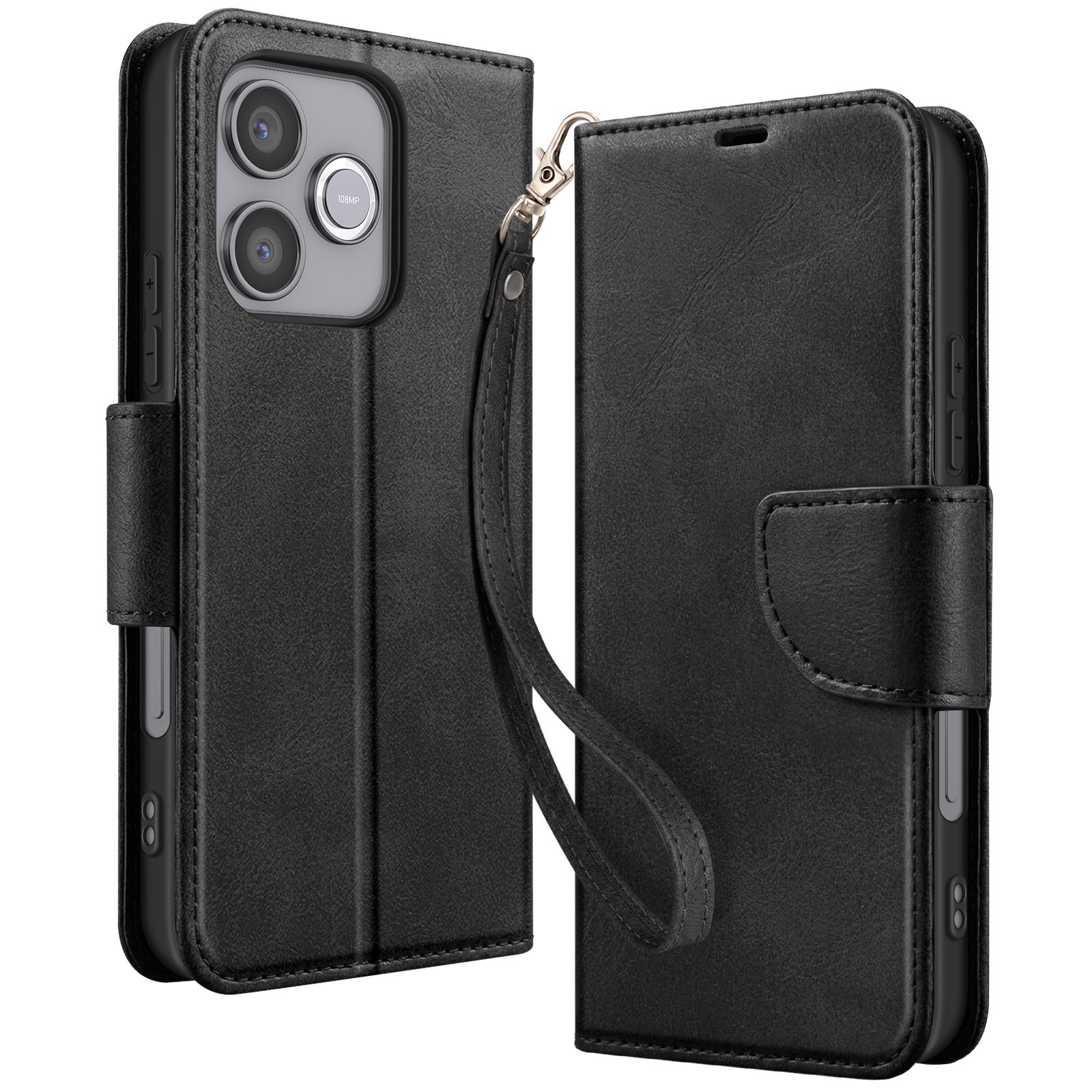 Etui Portefeuille Honor 600 Lite avec Clapet Support Vidéo Intégré