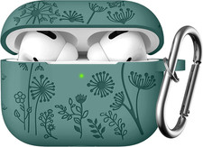 for Airpods Pro 2Nd/1St Case, Soft Silicone Cover with Keychain