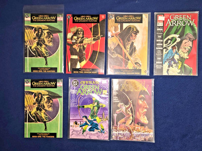 DC Green Arrow 80s 90s Lot of 7 Comics