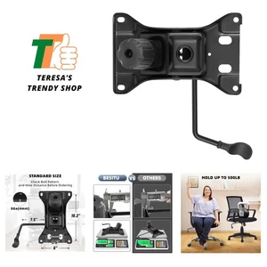 Replace Your Chair Mechanism with 500Lbs Heavy Duty Plate - 6'' x 10.2'' Fit
