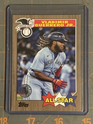 2022 Topps '87 Topps All-Star #87AS11 Vladimir Guerrero Jr. Black 73/75 SP