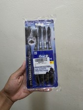 Oral B Cavity Defense Black Charcol Toothbrush Medium 4 toothbrushes Cavity