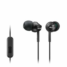Sony MDREX110AP Step-Up EX Series Earbud Headset Black 