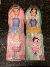 Disney Snow White Cinderella Ballerinas by Mattel - NEW IN BOX You Get BOTH