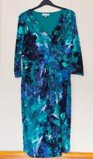 M&S green midi dress size 12