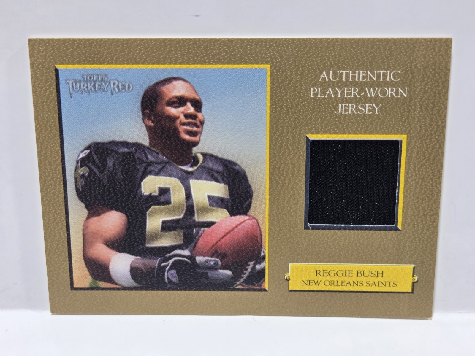 Reggie Bush Topps Turkey Red Relics #TRRRB Relic Gold