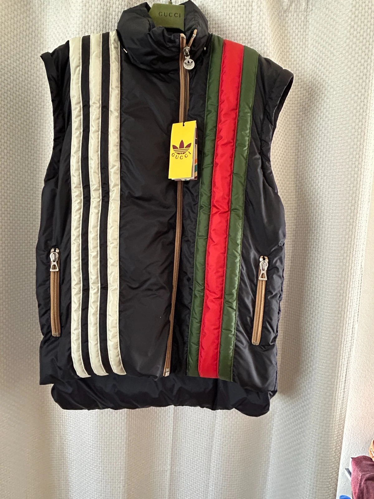 NWT Gucci x adidas Down Puffer Jacket – Navy (Style 713712 ZALUJ 4210) image 21