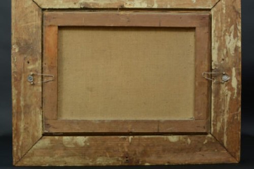 TABLEAU MARIUS GRANET huile 19ÈME SCÉNE ANIMÉE cellier PORTRAIT HOMME CADRE - Photo 8/8