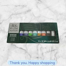 Winsor  Newton Winton Oil Colour Paint Starter Set Ten 37ml Tubes NEW SHIP