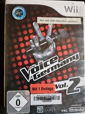 The Voice Of Germany voll. 2 Spiel Für Nintendo  WII Inkl Anleitung Siehe Bilder