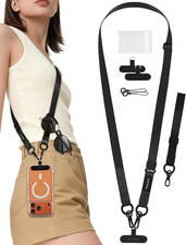 Cell Phone Lanyard for Iphone: Adjustable Phone Strap Crossbody Neck and Wrist S