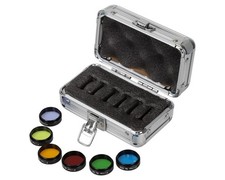 1.25 Inch 6 Color Planetary Moon Filter Set M28.6 0.6 Thread Optical Glass w/Box