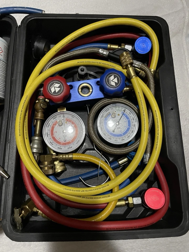 Conjunto de medidor coletor Mastercool Professional R134A - Imagem 2 de 4