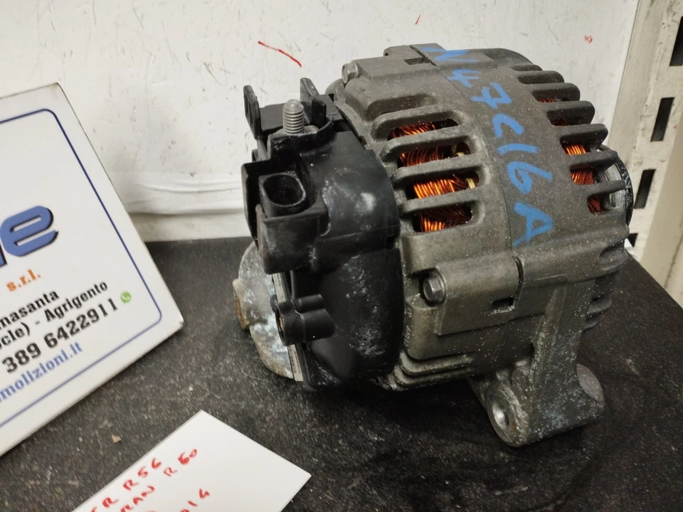 ALTERNATORE MINI COOPER R56 MINI COUNTRYMAN R60 1.6 TD 2007/2014 7823291 150A  - Immagine 3 di 4