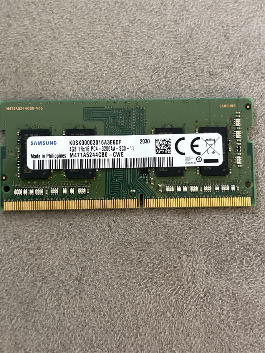 Samsung DDR4 SDRAM 4 GB Capacity per Module Memory (RAM) for sale